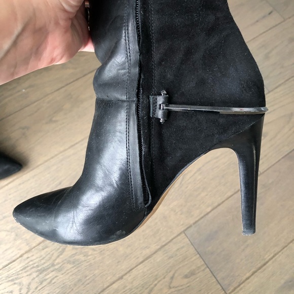 Sexy Sam Eldeman, suede and leather boots, size 8, barely worn - Picture 1 of 4